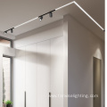 new design DC48V aluminum LED magnetic recessed track